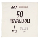 50 Tovaglioli 2 Veli Bianchi U! Confronta e Risparmia